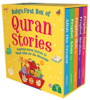 Baby's First Box Of Quran Stories( Set of 5 Board Books) Vol 1